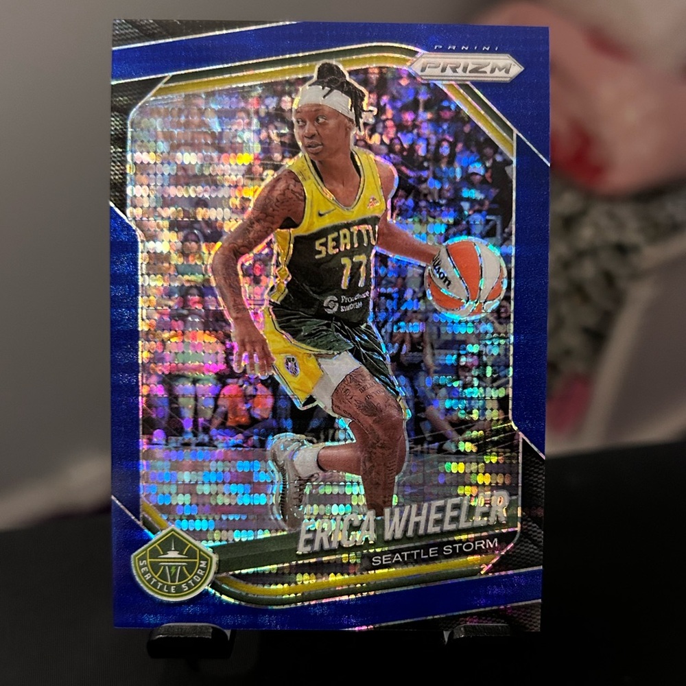 Erica Wheeler Blue Pulsar 2025 Prizm WNBA card /199